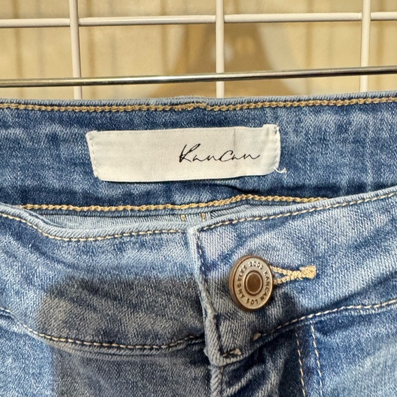 RanCan Lightly Distressed Light Blue Bootcut Jeans Women’s Size 14 - Picture 3 of 10